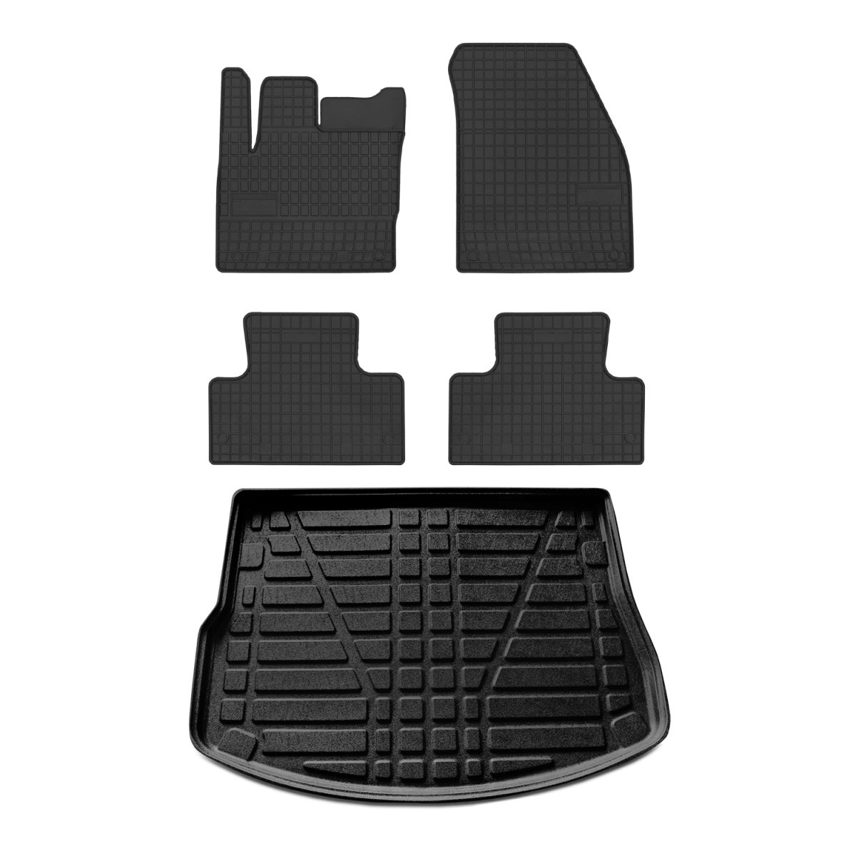Land Rover Evoque Floor-Trunk Mats - Omac - El-Toro & YPS - Black - '11-'18